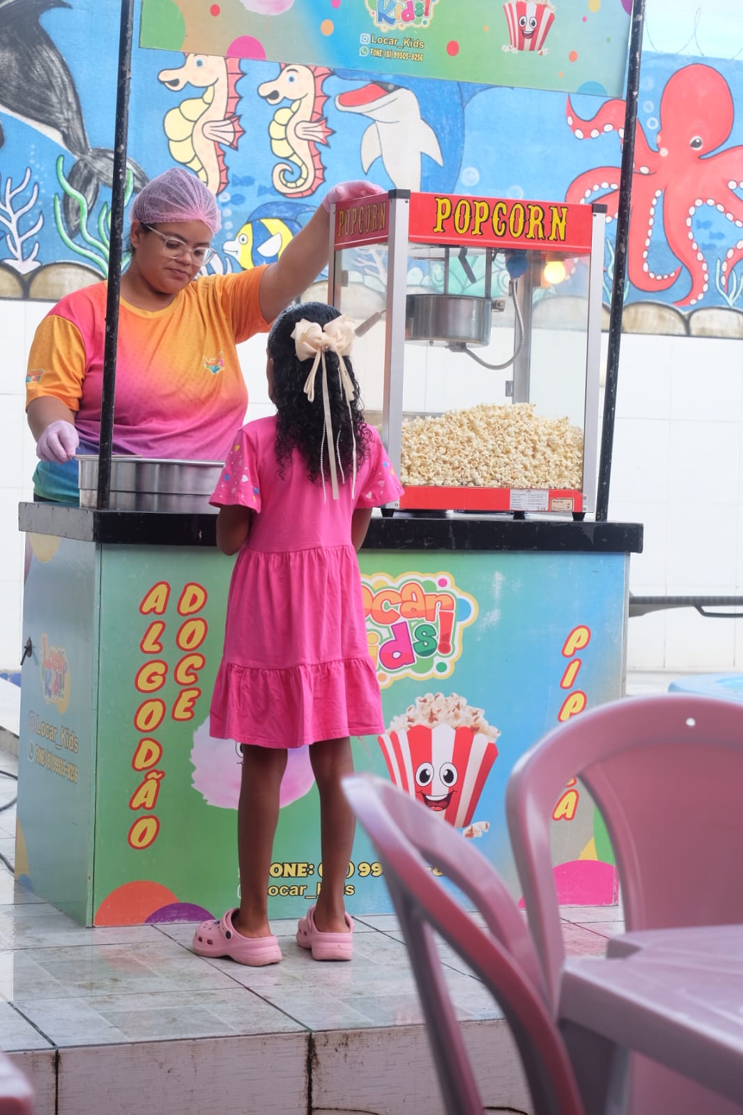 Popcorn stand